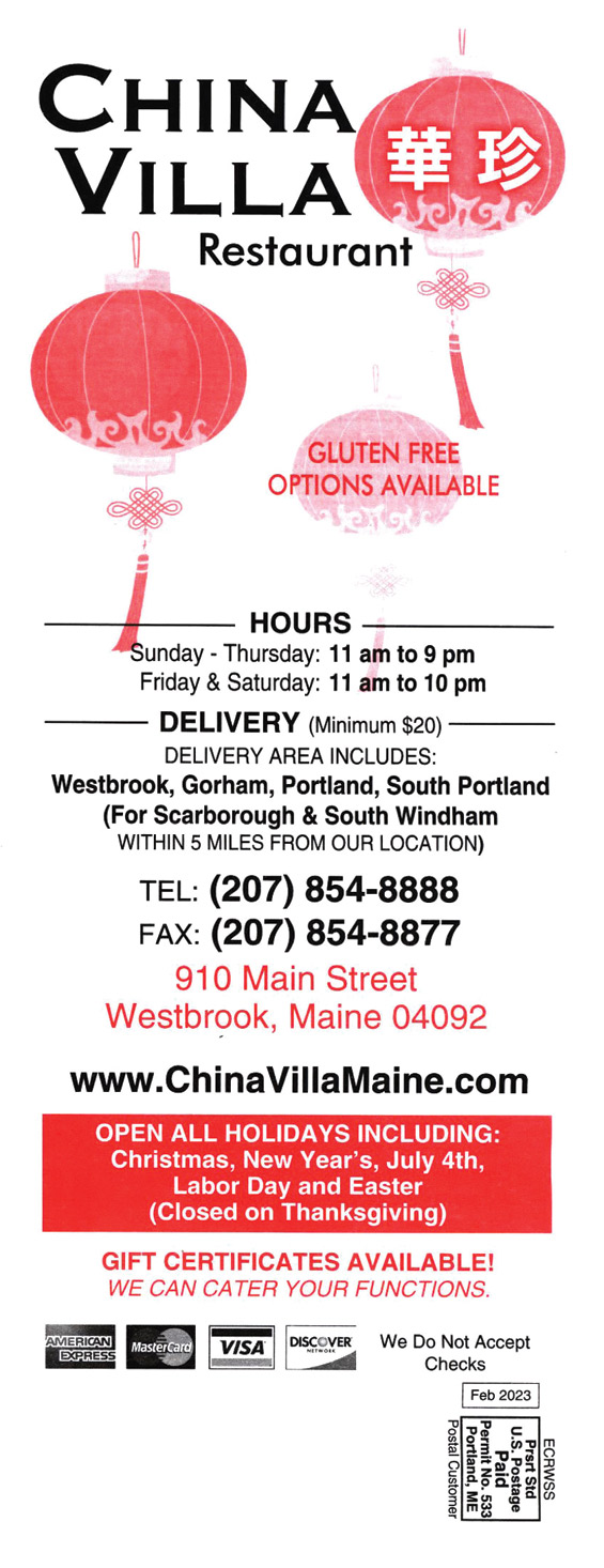 China Villa of Westbrook, ME